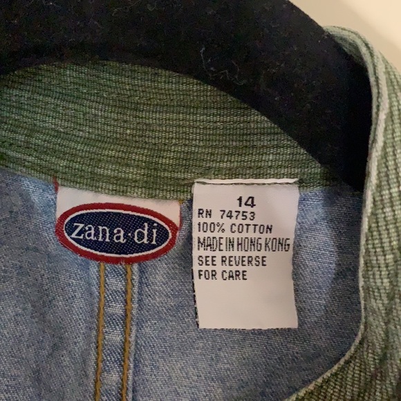 Vintage ZANA•DI Jean Pant & Vest Set - Picture 5 of 16